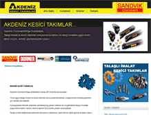 Tablet Screenshot of akdenizkesicitakim.com